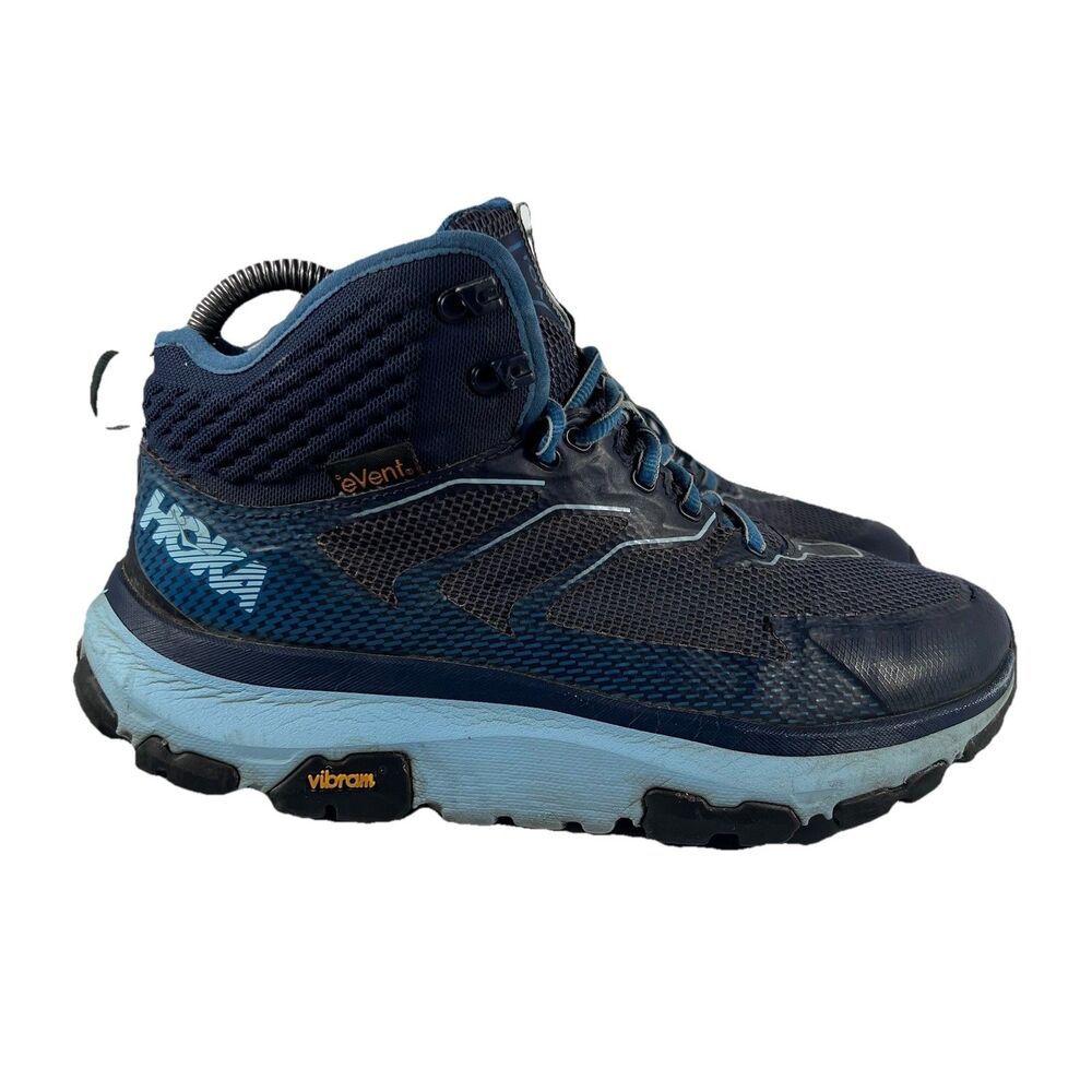 Hoka Sky Toa Mid Lace Up Outdoor Hiking Boots Shoes Vibram Waterproof Women's 7